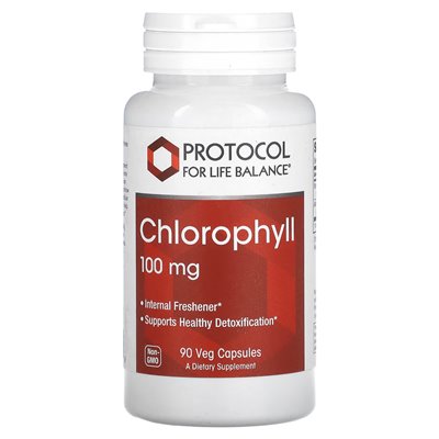 Life Balance Protocol, Chlorophyll, 100 mg, 90 vegetarische Kapseln