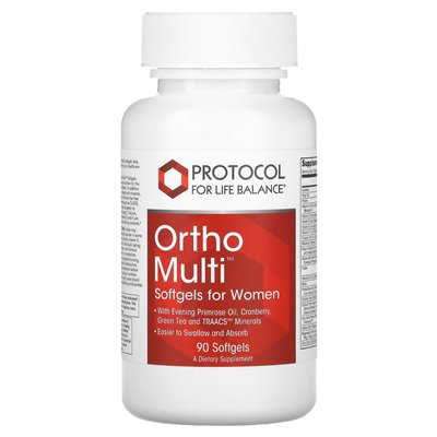 Life Balance Protocol, Ortho Multi for Women, 90 Softgels