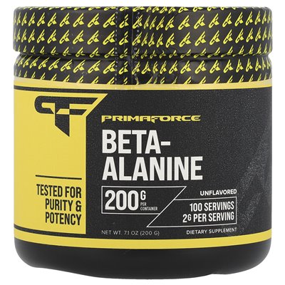 Primaforce, Beta-Alanina, Niepłynna, 7 uncji (200 g) Primaforce, Beta-Alanina, Niepłynna, 7 uncji (200 g)