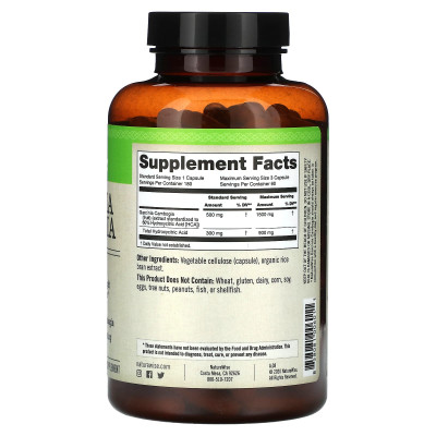 NatureWise, Garcinia Cambogia, 180 kapsułek wegetariańskich NatureWise, Garcinia Cambogia, 180 kapsułek wegetariańskich