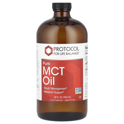 Protocol for Life Balance, Czysty Olej MCT, 32 uncji (946 ml) Protocol for Life Balance, Czysty Olej MCT, 32 uncji (946 ml)
