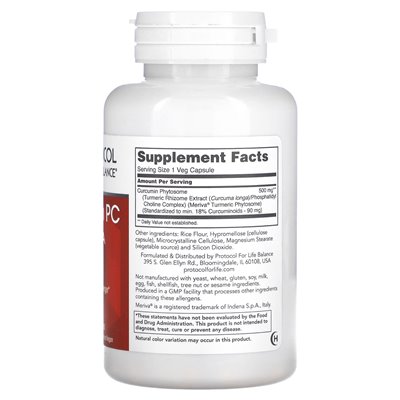 Life Balance Protocol, Curcumin Computer mit Meriva, 60 Gemüsekapseln