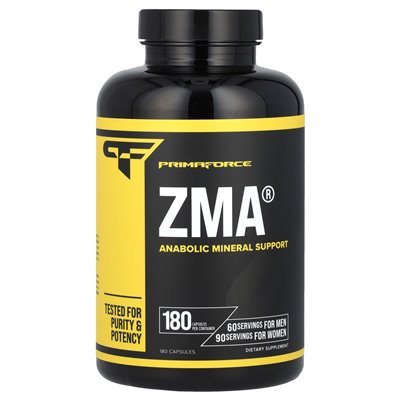 Primaforce, ZMA®, Anabolic Mineral Support, 180 kapsułek