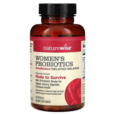 NatureWise, Womens Probiotics, WiseBiotics Delayed Release, 60 Capsules NatureWise, Womens Probiotics, WiseBiotics Delayed Release, 60 Capsules