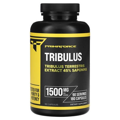 Primaforce, Tribulus, 1500 mg, 180 kapsułek (750 mg na kapsułkę)