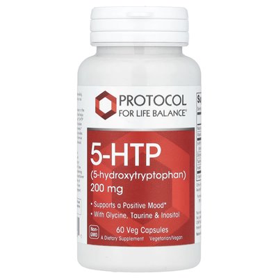 Life Balance Protocol, 5-HTP, 60 veg capsules