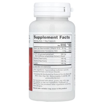 Life Balance Protocol, 5-HTP, 60 veg capsules