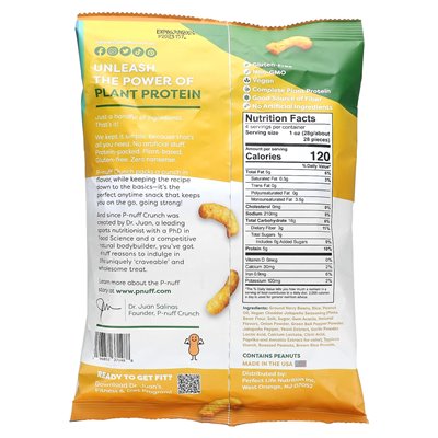 P-Nuff, Crunch, crispy puffs, Jalapeño Cheddar, 4 oz (113 g)