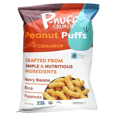 P-Nuff, Crunch, Puffs Puffs, Cinnamon, 4 uncje (113 g)