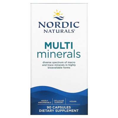 Nordic Naturals, Multi Minerals, 90 kapsułek Nordic Naturals, Multi Minerals, 90 kapsułek