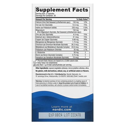 Nordic Naturals, Multi Minerals, 90 kapsułek Nordic Naturals, Multi Minerals, 90 kapsułek