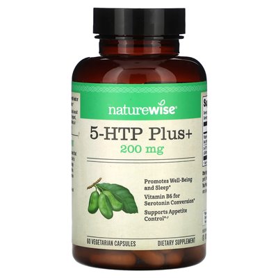 Naturee, 5-HTP Plus+, 200 mg, 60 vegetarische Kapseln