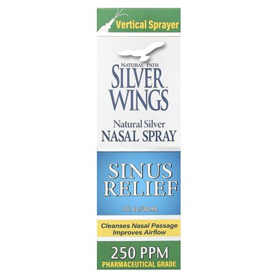 Natural Silver Path, Natürliches Silber, Nasenspray, Linderung von Nebenhöhlenentzündungen, 250 ppm, 1 fl oz (30 ml)