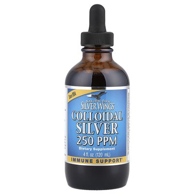 Natural Silver Wings, kolloidales Silber, 250 ppm, 4 fl oz (120 ml) Natural Silver Wings, kolloidales Silber, 250 ppm, 4 fl oz (120 ml)