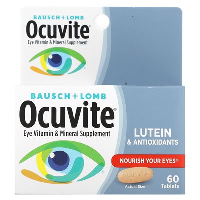 Ocuvit, Vitamin- und Mineralstoffpräparat, Lutein und Antioxidantien, 60 Tabletten