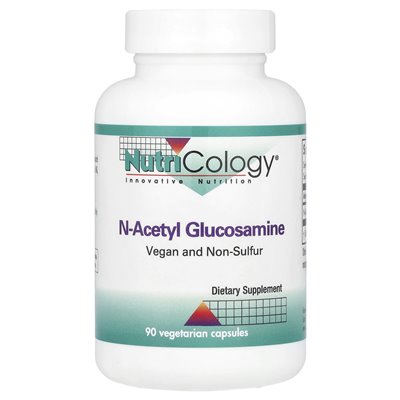 Nutricology, N-acetyl glukozamina, 500 mg, 90 kapsułek wegetariańskich