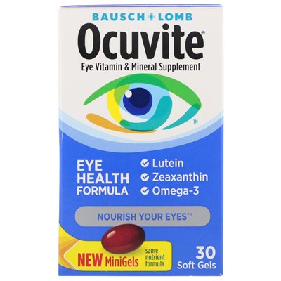 Ocuvite, Formuła Zdrowia Oczu, 30 Miękkich Żelków