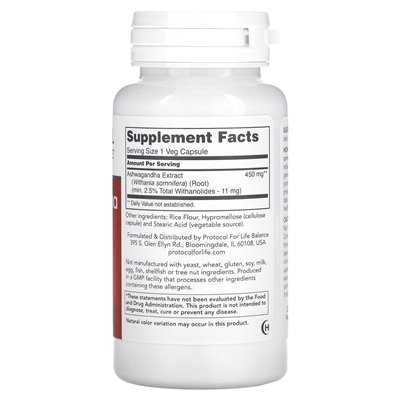 Protokół Bilans Life, ekstrakt z Ashwagandha, 450 mg, 90 warzyw kapsułek Protokół Bilans Life, ekstrakt z Ashwagandha, 450 mg, 90 warzyw kapsułek