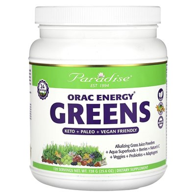 Rajskie ziół, Orac Energy Greens, 25,6 uncji (728 g) Rajskie ziół, Orac Energy Greens, 25,6 uncji (728 g)