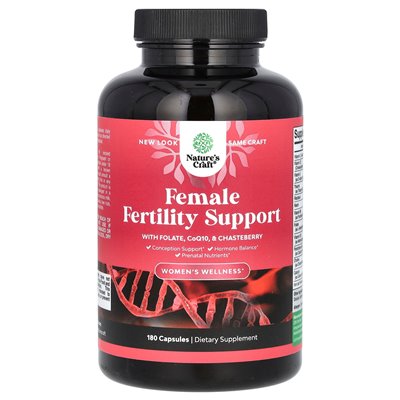 Nature's Craft, Female Fertility Support, 180 kapsułek