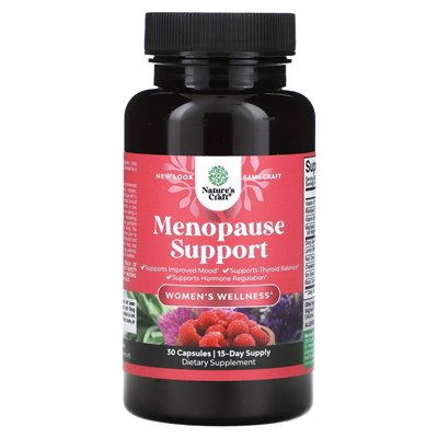 Nature's Craft, Women Wellness, Menopauzy Support, 30 kapsułek Nature's Craft, Women Wellness, Menopauzy Support, 30 kapsułek