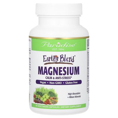 Heavenly Herbs, Erdmischung, Magnesium, 90 vegetarische Kapseln