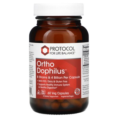 Life Balance Protocol, Ortho Dophilus, 60 Gemüsekapseln