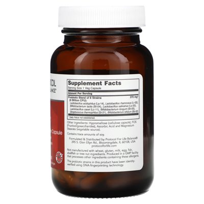 Life Balance Protocol, Ortho Dophilus, 60 Gemüsekapseln
