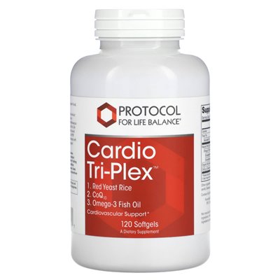 Life Balance Protocol, Cardio Tri-Plex, 120 softgels