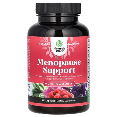 Nature's Craft, Menopauzy Support, 120 kapsułek