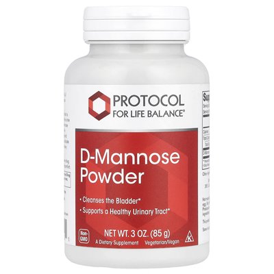 Protokół Balance Life, proszek D-Mannose, 3 uncje (85 g) Protokół Balance Life, proszek D-Mannose, 3 uncje (85 g)