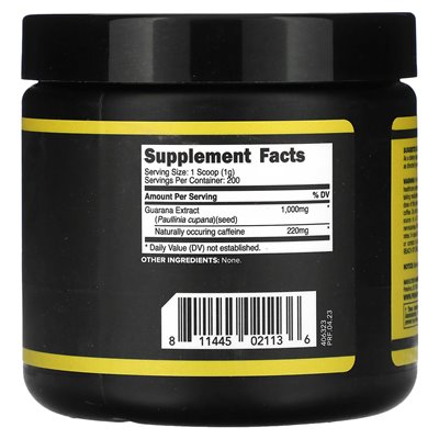 Primaforce, Guarana, Unflavored, 7 oz (200 g) Primaforce, Guarana, Unflavored, 7 oz (200 g)