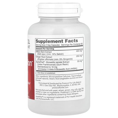 Life Balance Protocol, Ache Action ™, 120 Vegetable Capsules