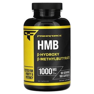 Primaforce, HMB, B-Hydroxy B-Methylbutyrate, 1,000 mg , 180 Capsules Primaforce, HMB, B-Hydroxy B-Methylbutyrate, 1,000 mg , 180 Capsules