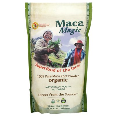 MACA MAGIC, ORGANICZNA 100% PURE MACA POWIEDZ, 2,2 funtów (1000 g)