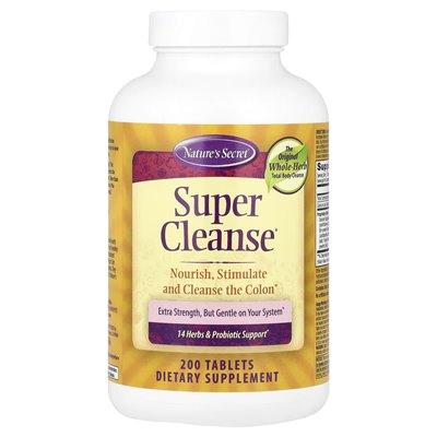 Nature's Secret, Super Cleanse®, 200 tabletek Nature's Secret, Super Cleanse®, 200 tabletek