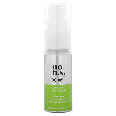 No BS Skin Care, Caffeine Eye Cream, 0.5 fl oz (15 ml)