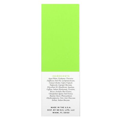 No BS Skin Care, Caffeine Eye Cream, 0.5 fl oz (15 ml)
