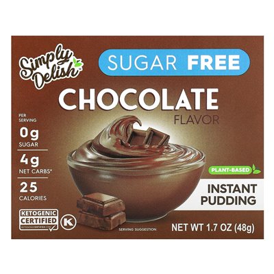 Naturalny po prostu pudding, instantowy budyń na bazie roślin, czekolada, bez cukru, 1,7 uncji (48 g) Naturalny po prostu pudding, instantowy budyń na bazie roślin, czekolada, bez cukru, 1,7 uncji (48 g)