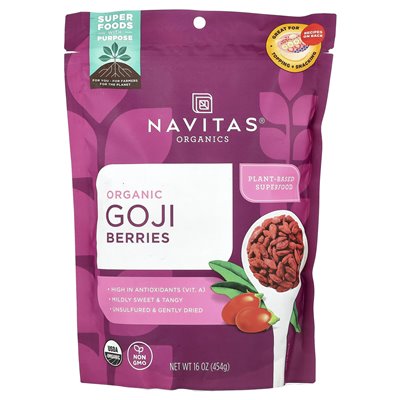 Navitas Organics, Bio-Goji-Beeren, 16 oz (454 g)