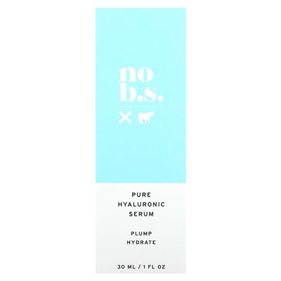 Bez BS pielęgnacji skóry, czystej surowicy hialuronowej, 1 fl Oz (30 ml)