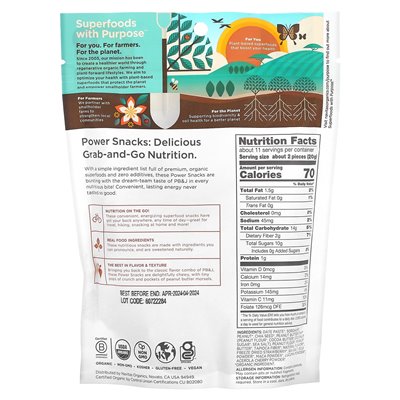 Navitas Organics, Bio-Power-Snacks, Superfood PB & J, 8 uncji (227 g)