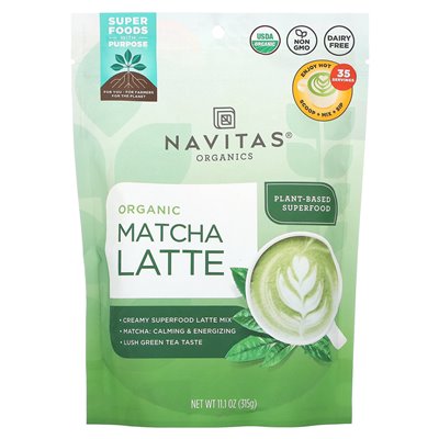 Navitas Organics, ekologiczna matcha latte, 11,1 uncji (315 g)