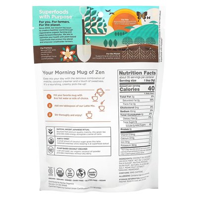 Navitas Organics, ekologiczna matcha latte, 11,1 uncji (315 g)