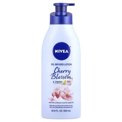 Nivea, Lotion Z Olejkiem, Kwiat Wiśni i Jojoba, 16,9 uncji (500 ml) Nivea, Lotion Z Olejkiem, Kwiat Wiśni i Jojoba, 16,9 uncji (500 ml)
