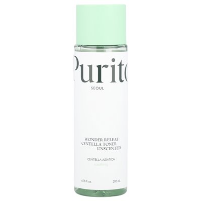 Puryto, Wonder Refeaf Centella Toner, bezzapachowy, 6,76 Fl Oz (200 ml)