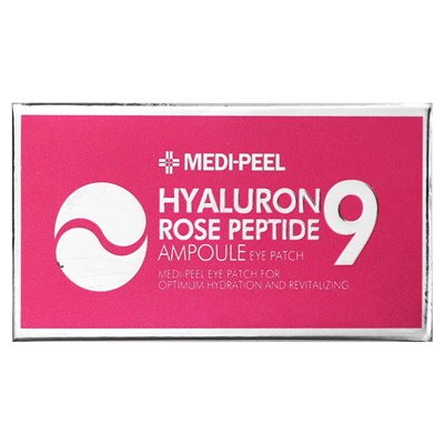 Medi-Peel, Hyaluronan Rose Peptide 9, Eye Patch in Ampoule, 60 Patches, 1.6 g each