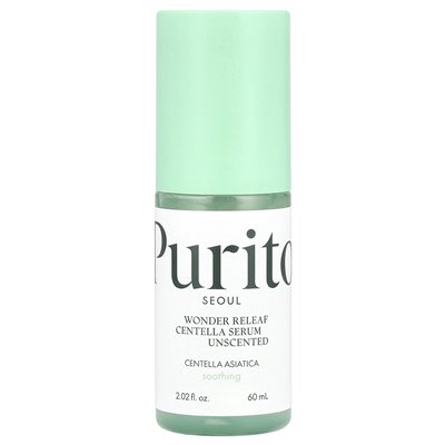 Puryto, Wonder Reafel Centella serum, bezzapachowe, 2.02 Fl Oz (60 ml)