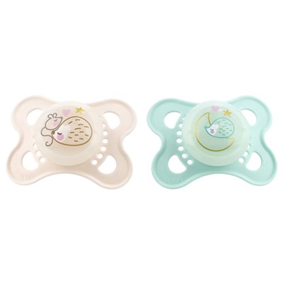 Mama, oryginalna noc, smoczka, 0-6 miesięcy, 2 liczba