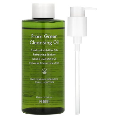 Puryto, z zielonego oleju oczyszczającego, 6,76 fl oz (200 ml) Puryto, z zielonego oleju oczyszczającego, 6,76 fl oz (200 ml)